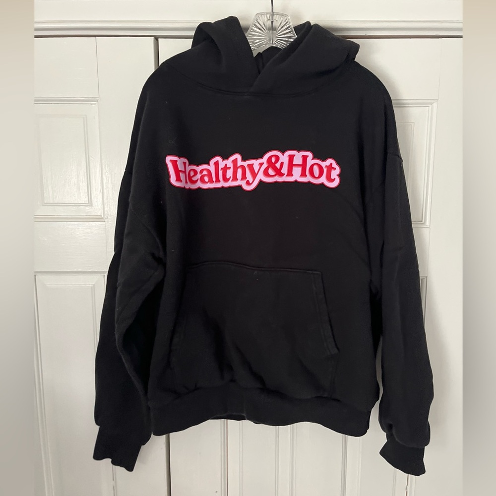 Lemme Healthy & Hot Oversized Hoodie Size M